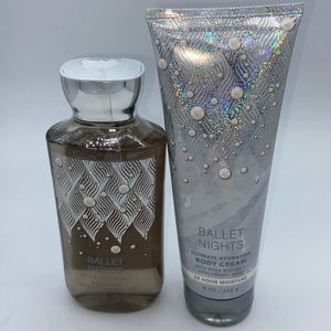 NEW! BATH BODY WORKS Shower Gel Ultimate Hydration Body Cream BALLET NIGHTS